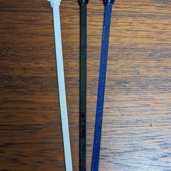 Vintage Playboy Club Cocktail Swizzle Sticks - Lot of 3 - Picture 2 of 6